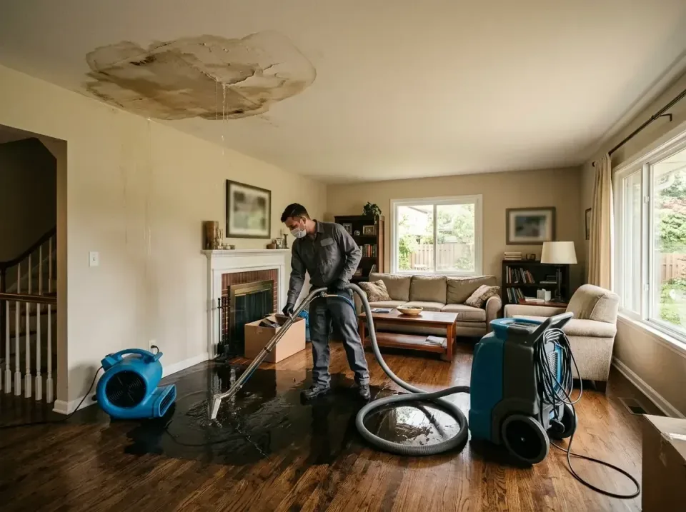 attic-pipe-burst-ceiling-drip-008 — frequently asked questions, Water Damage Restoration & Carpet Care in Union Gap, WA